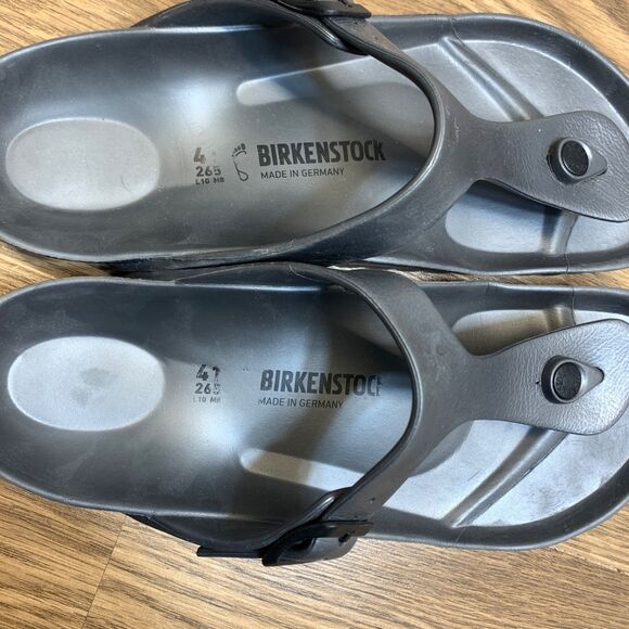Birkenstock Gizeh Eva Thong Sandal Anthracite Gray Size 41 US Womens 10 Mens 8 - Picture 8 of 9